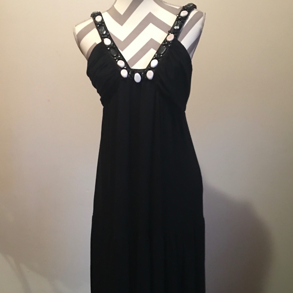 ABS Allen Schwartz Maxi black dress